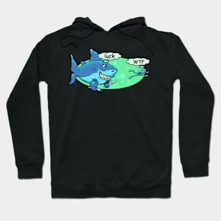 shark and diver Hoodie